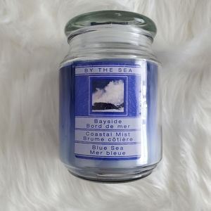 By The Sea Bayside Coastal Mist Blue Sea Large Jar Candle w/ Cover
